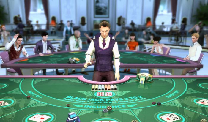 virtual casino dealer